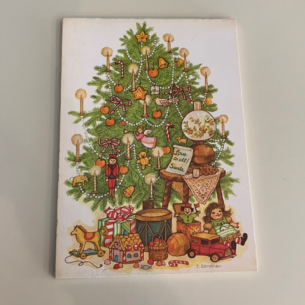 🔵 Vintage Christmas post cards